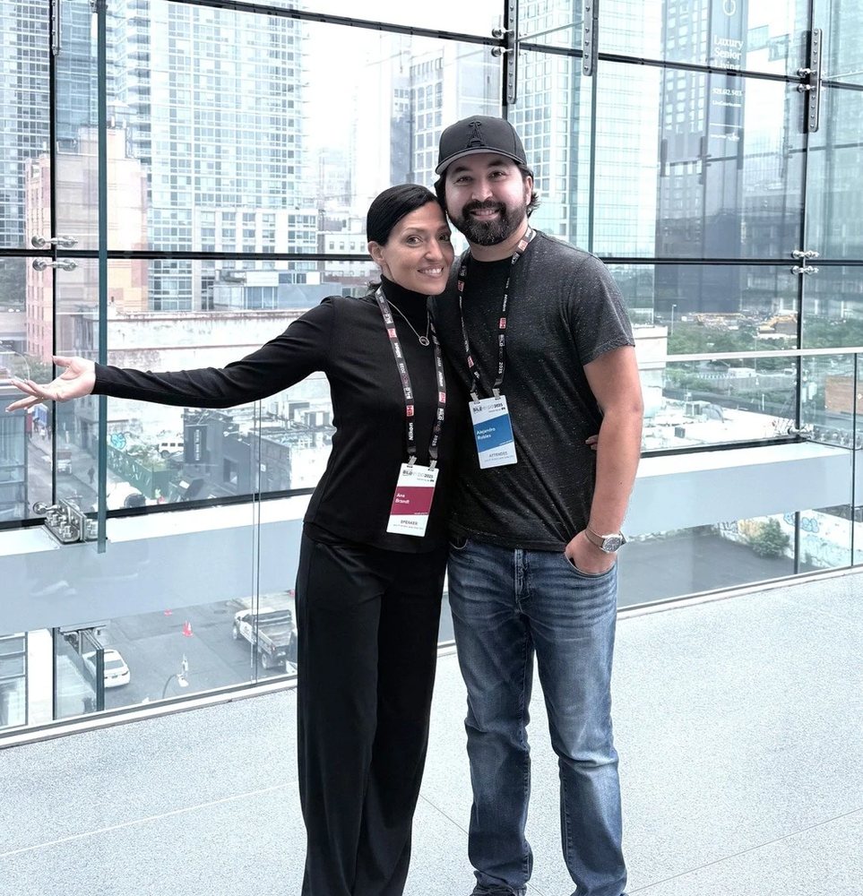 Ana Brandt and Alex Robles together at a photography conference