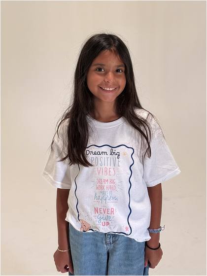 Camp shirt and printed pieces made by campers